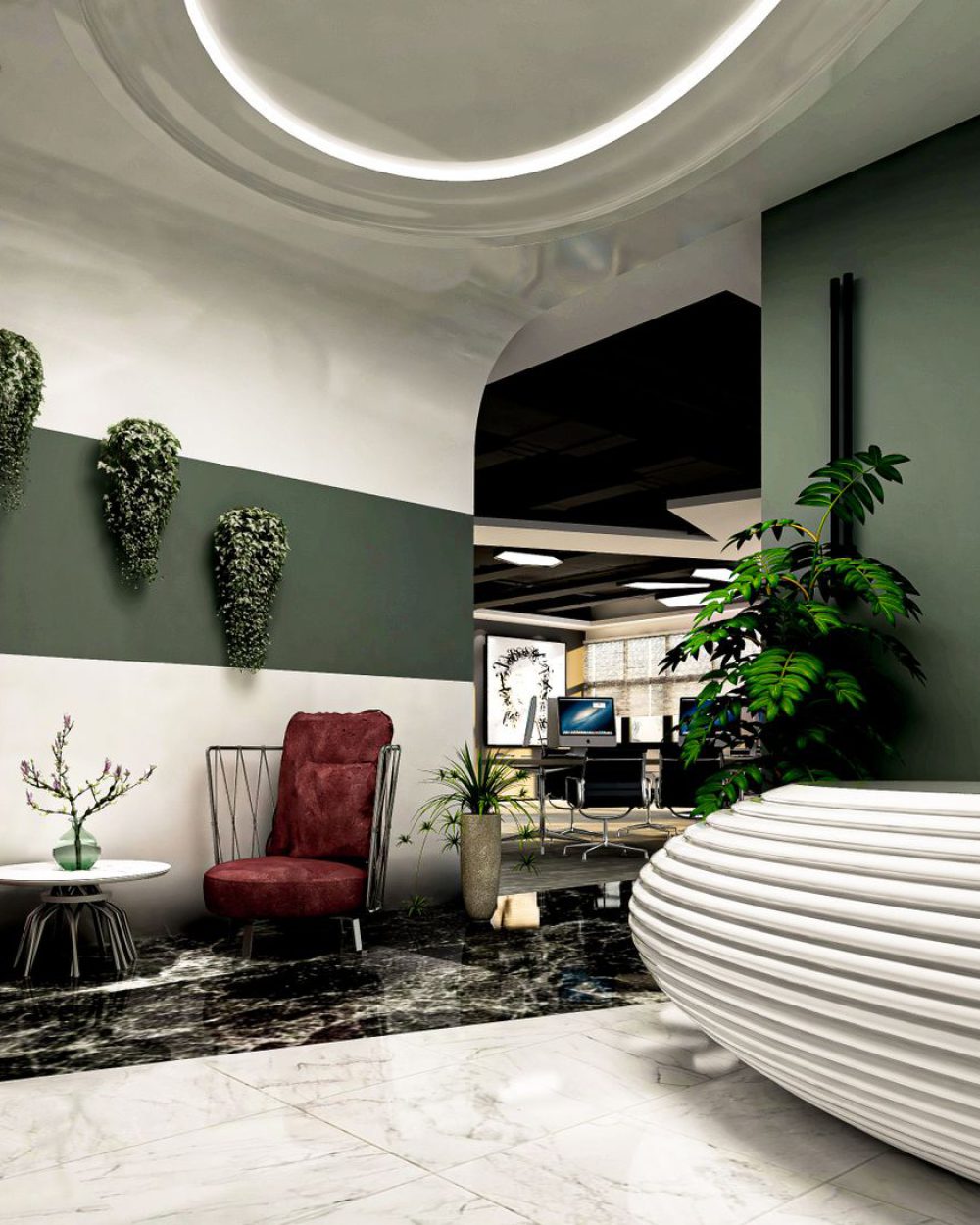 Lobby & interior branding produced by Ace Sign Design